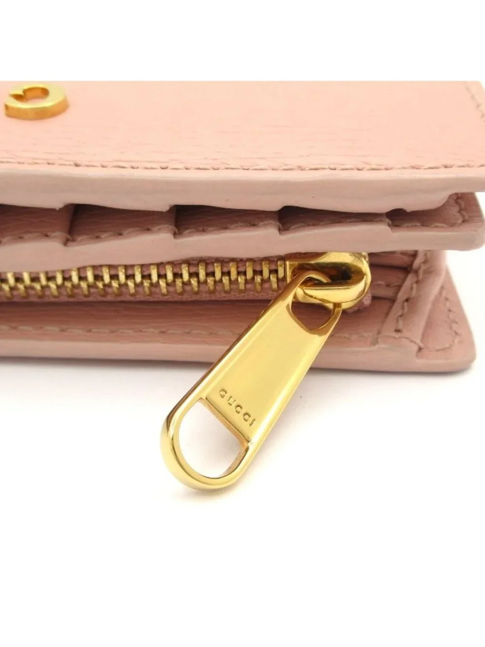 Gucci Bifold Wallet Pink Leather - Picture 11 of 12